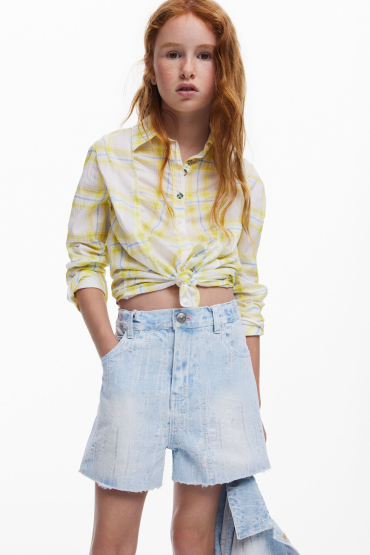 PANTALONI SCURTI DENIM