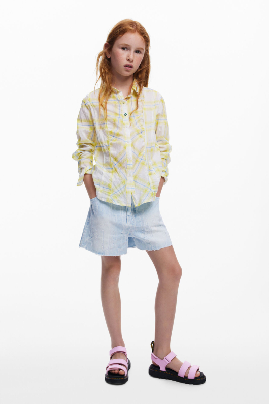 PANTALONI SCURTI DENIM