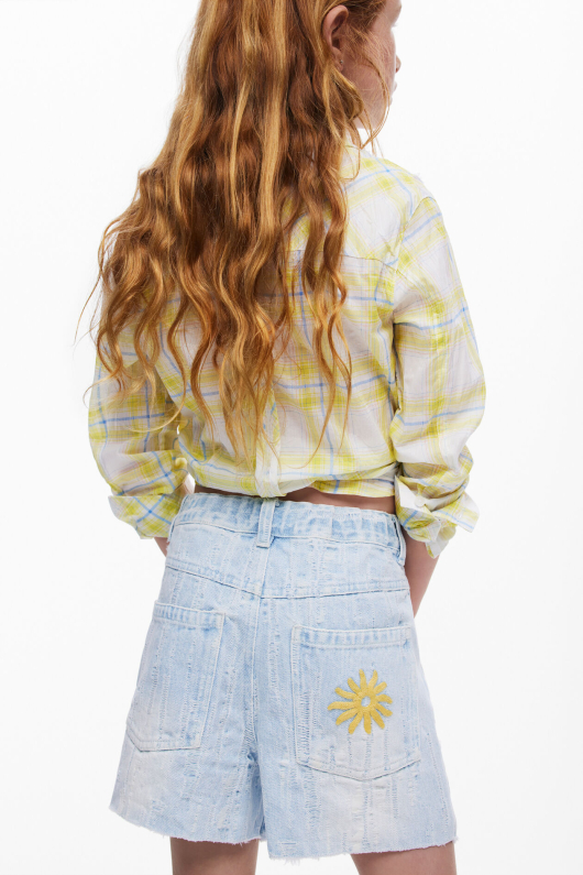 PANTALONI SCURTI DENIM