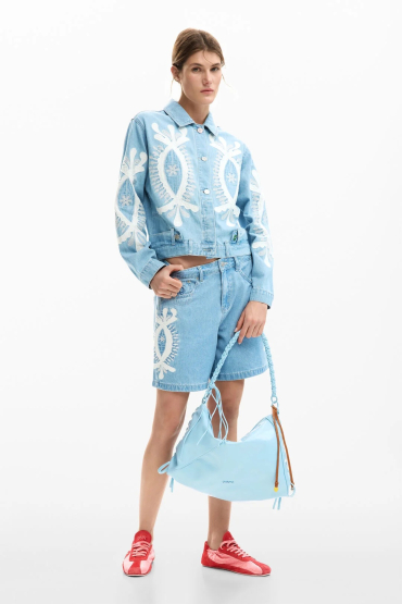 PANTALONI SCURTI DENIM