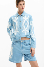 PANTALONI SCURTI DENIM