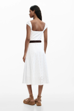 ROCHIE ALBA CU BRODERIE