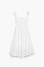 ROCHIE ALBA CU BRODERIE