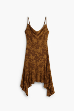 Rochie asimetrica cu bretele