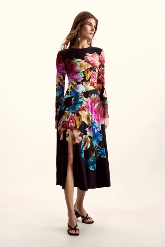 Rochie cu maneca lunga M. C. Lacroix