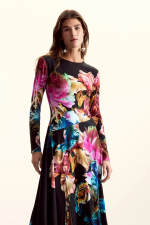 Rochie cu maneca lunga M. C. Lacroix