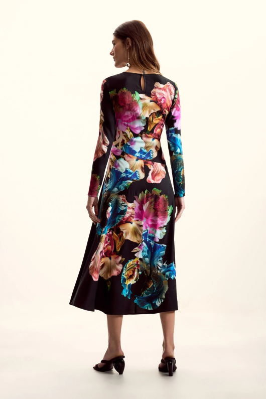 Rochie cu maneca lunga M. C. Lacroix