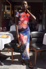 ROCHIE CU PRINT FLORAL