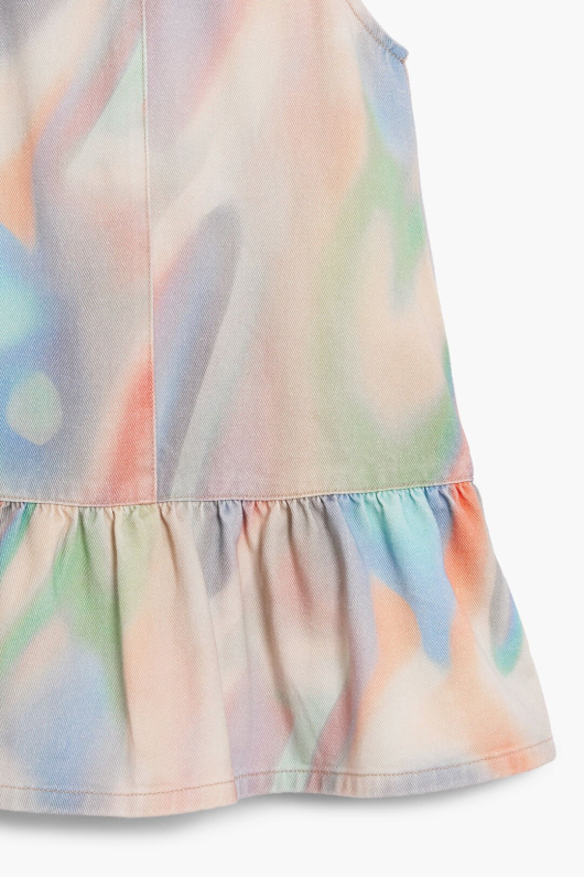 Rochie din denim tie- dye