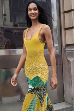 Rochie Jacquard cu bretele