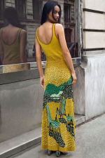 Rochie Jacquard cu bretele