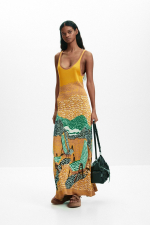 Rochie Jacquard cu bretele