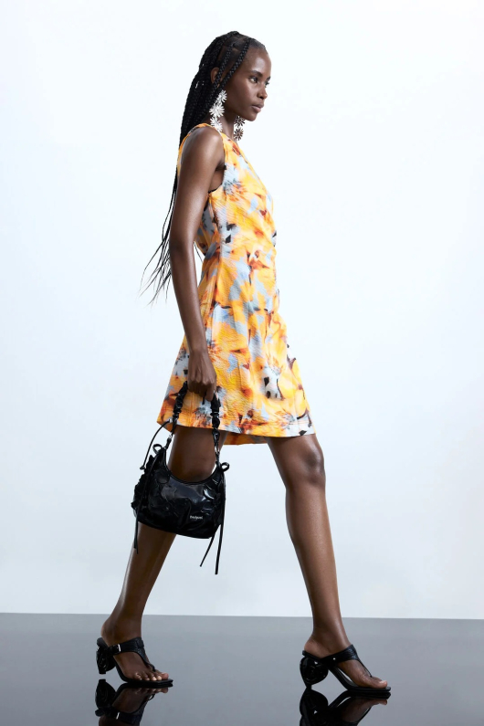 ROCHIE MINI CU PRINT  FLORAL