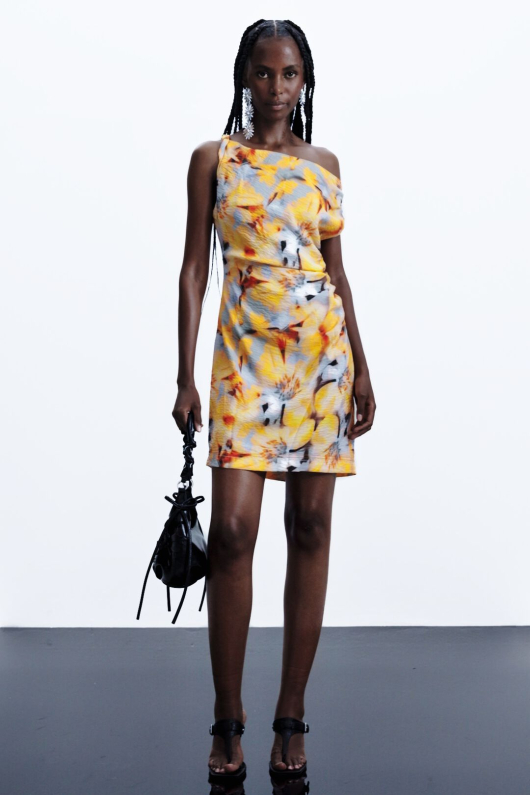 ROCHIE MINI CU PRINT  FLORAL