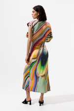 ROCHIE MULTICOLORA CU PRINT