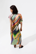 ROCHIE MULTICOLORA CU PRINT