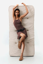 Rochie tricotata cu bretele