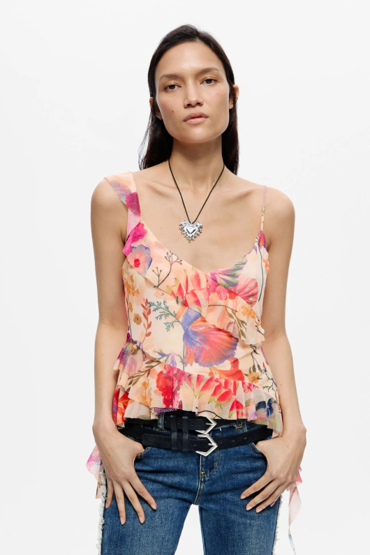 TOP CU PRINT FLORAL