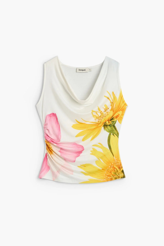 TOP CU PRINT FLORAL