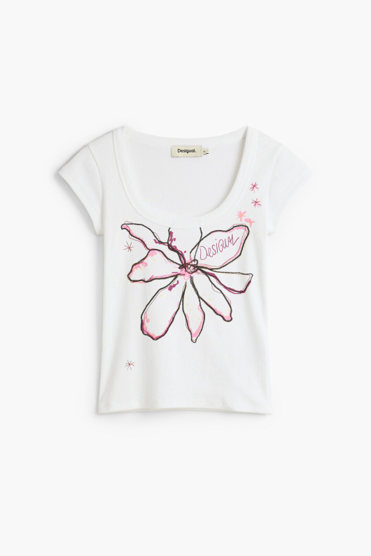 Tricou mulat cu flori