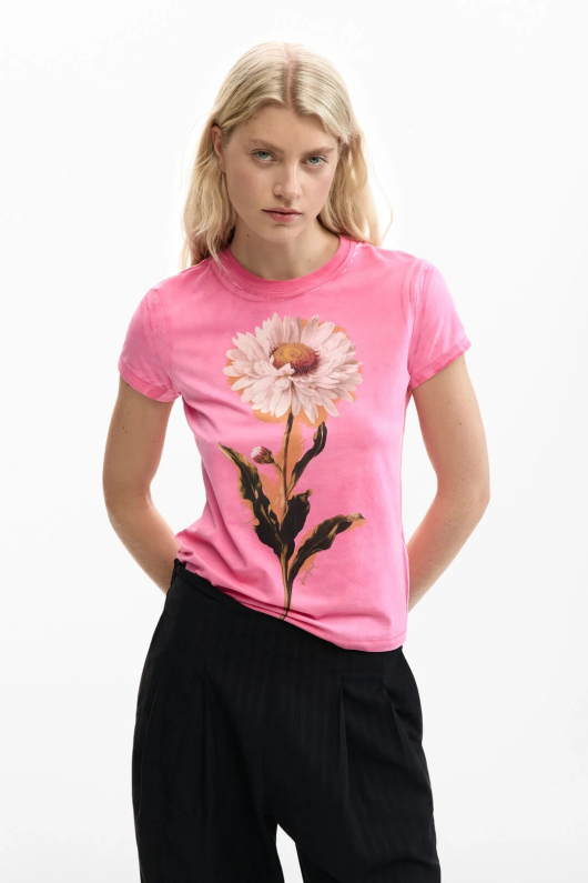 Tricou mulat cu margarete