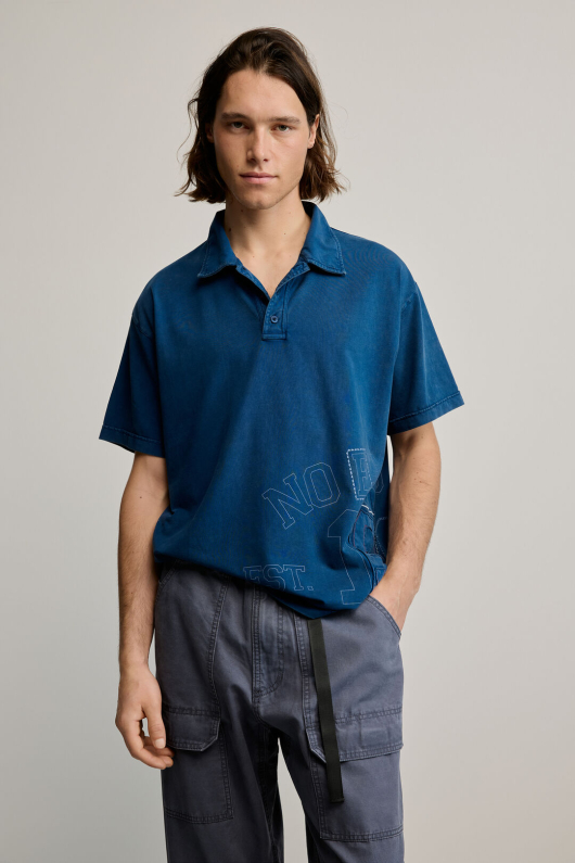 TRICOU POLO, ALBASTRU