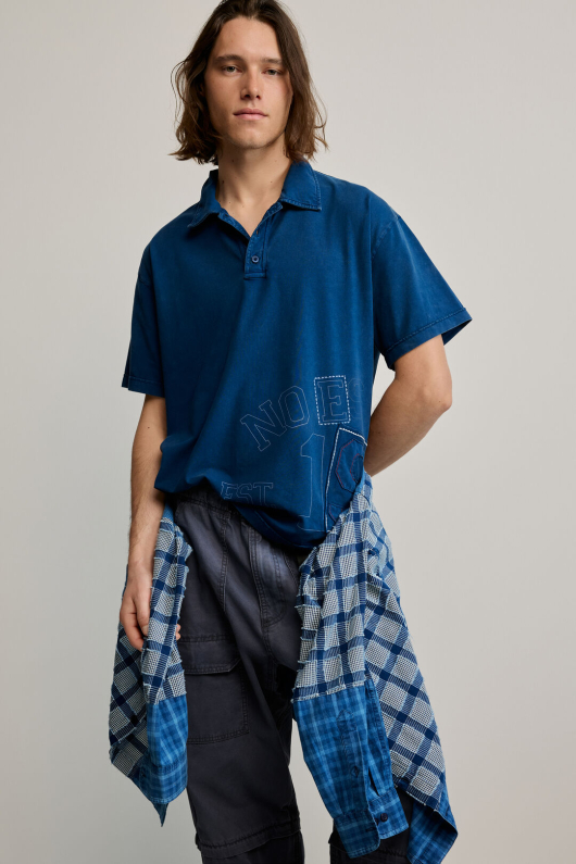 TRICOU POLO, ALBASTRU