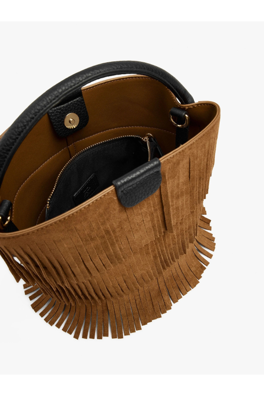 GEANTA BUCKET CU FRANJURI