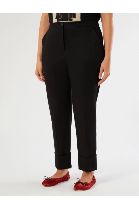 PANTALONI NEGRI DIN BUMBAC