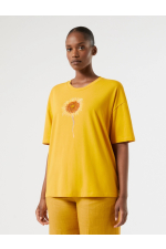 TRICOU GALBEN CU FLOARE