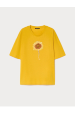 TRICOU GALBEN CU FLOARE