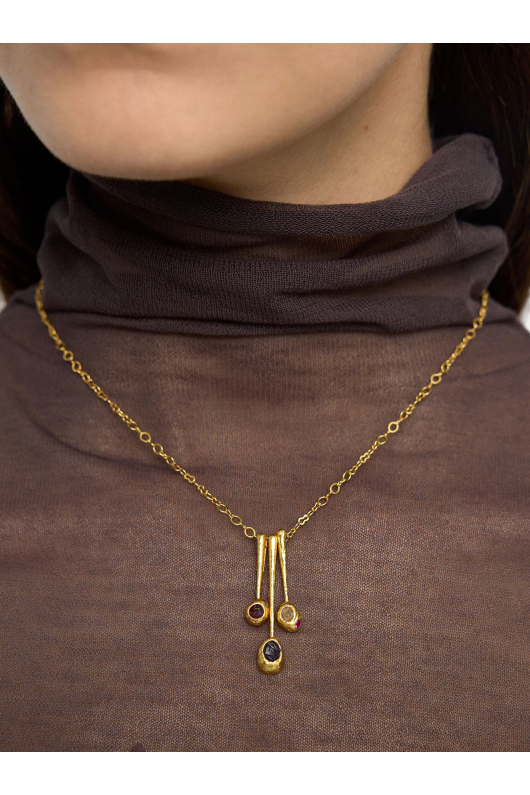 COLIER AURIU PLACAT CU AUR 18K