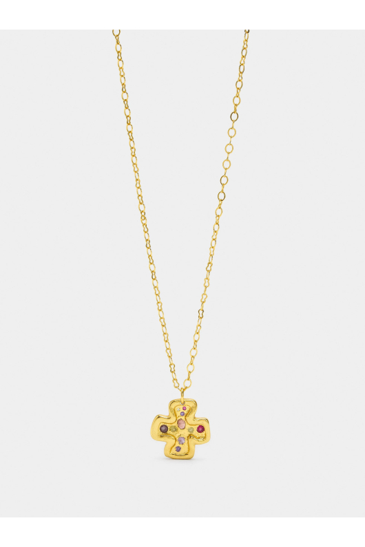 COLIER AURIU PLACAT CU AUR 18K