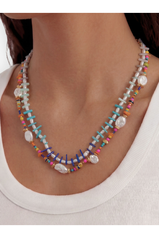 SET COLIERE MULTICOLORE