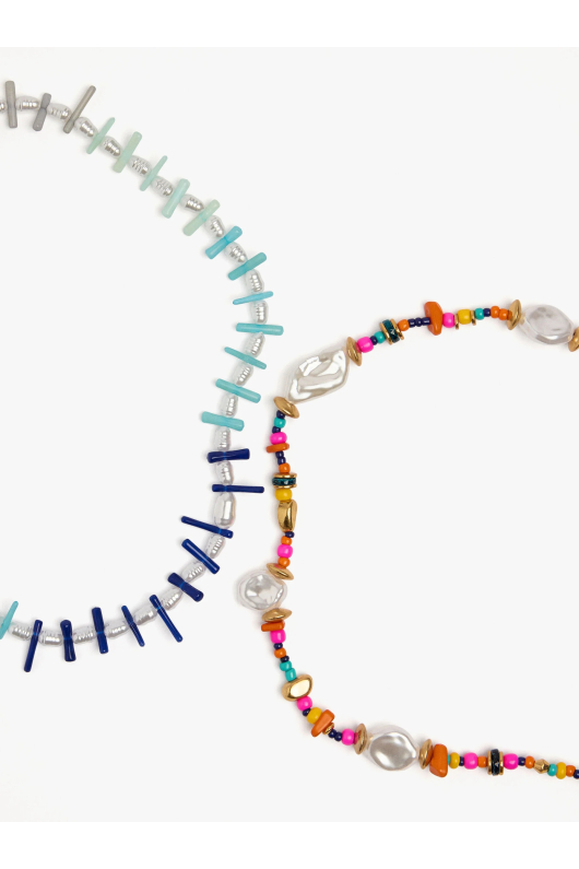 SET COLIERE MULTICOLORE