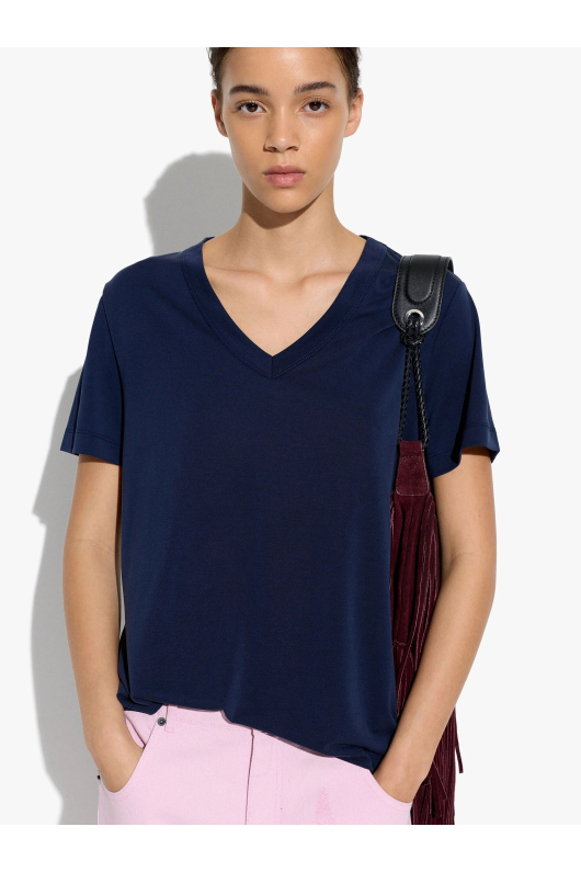 TRICOU CU DECOLTEU IN V