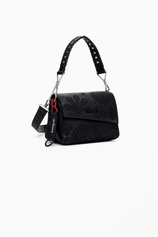 GEANTA NEAGRA CU BRODERIE