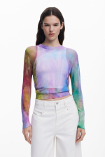PULOVER SUBTIRE MULTICOLOR