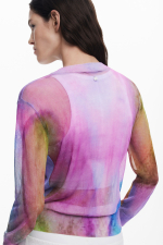 PULOVER SUBTIRE MULTICOLOR