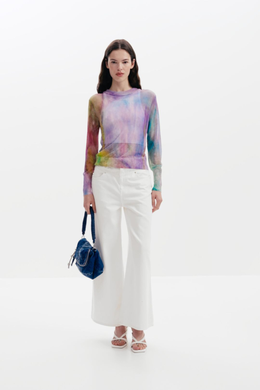 PULOVER SUBTIRE MULTICOLOR