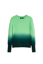 PULOVER VERDE IN DEGRADE