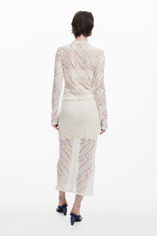 BLUZA CREM TRICOT