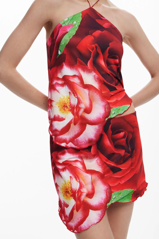 TOP CU PRINT FLORAL