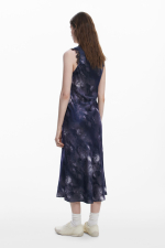 ROCHIE SATINATA CU BRODERIE