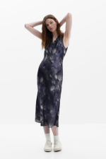 ROCHIE SATINATA CU BRODERIE