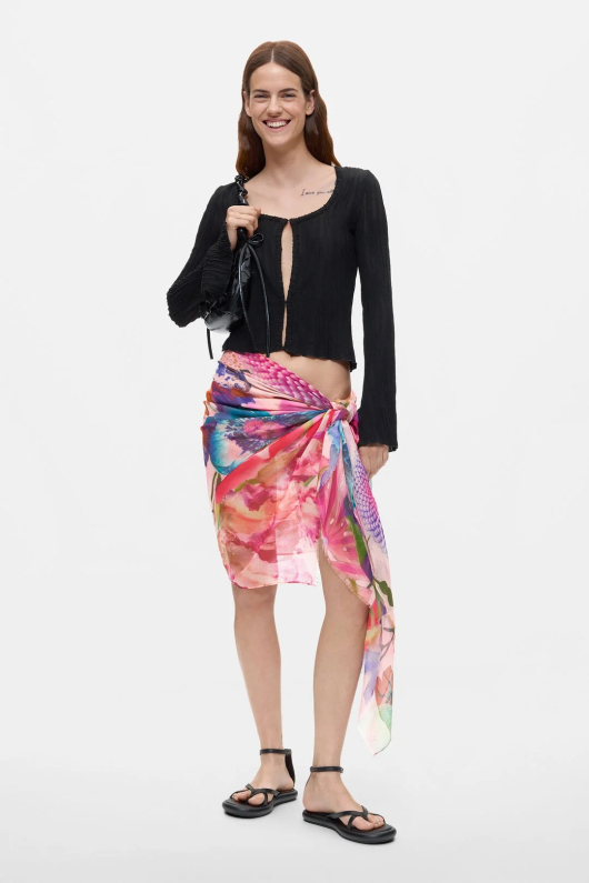 ESARFA CU PRINT FLORAL