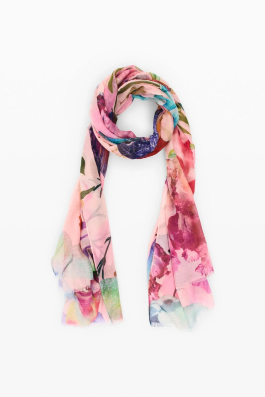 ESARFA CU PRINT FLORAL
