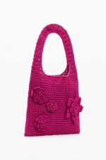 Geanta crosetata cu flori