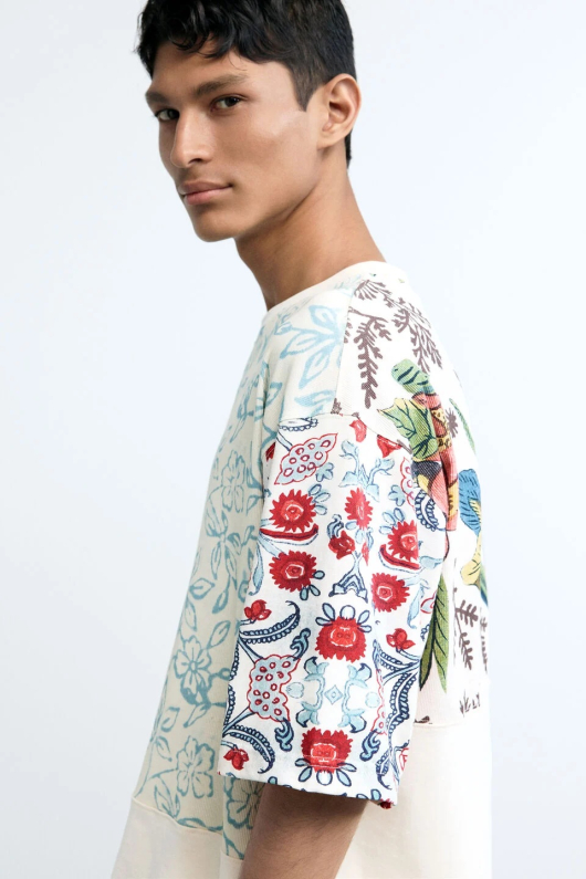Tricou patchwork