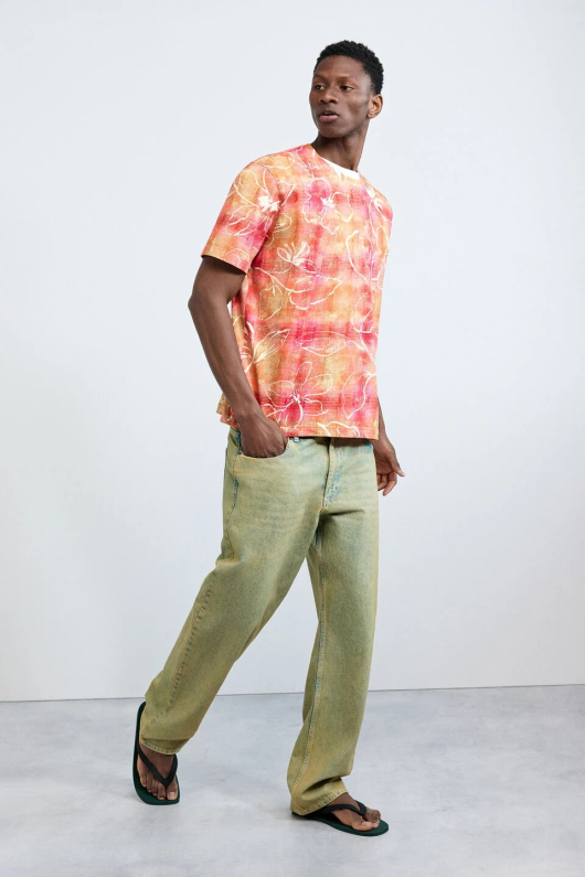 Tricou cu imprimeu artistic
